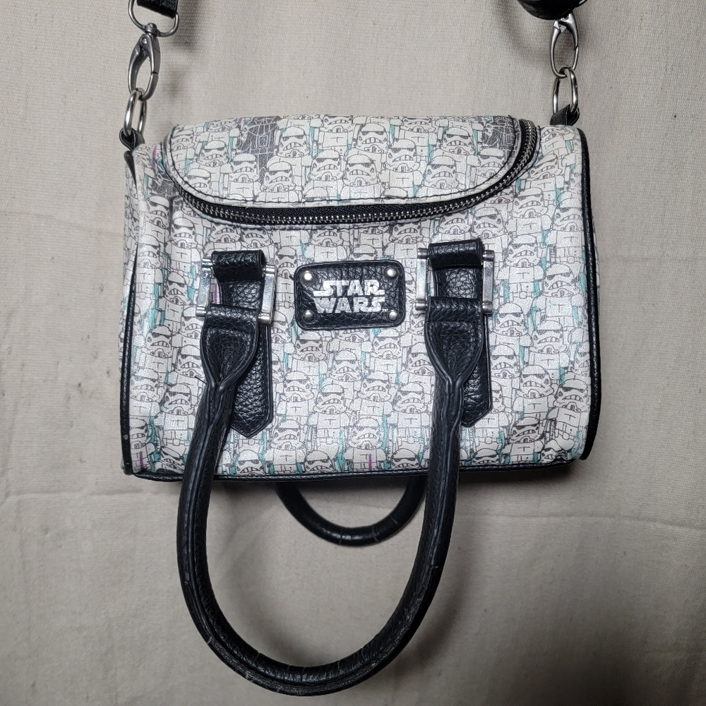 Star Wars Stormtrooper Sketch Mini Satchel Handbag Purse Darth Vader